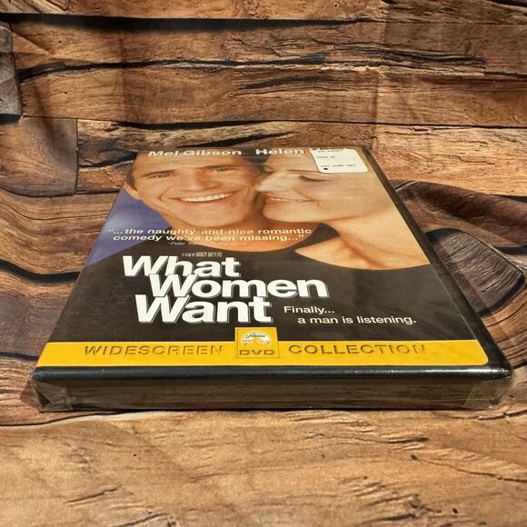 What Women Want DVD 2000 Widescreen Mel Gibson Helen Hunt Rom-Com Movie Sealed - Picture 6 of 6